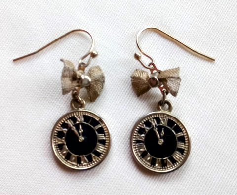 Clock Earrings