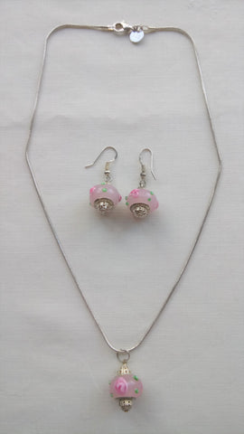 Necklace & Earring Gift Set - Sweet Pea