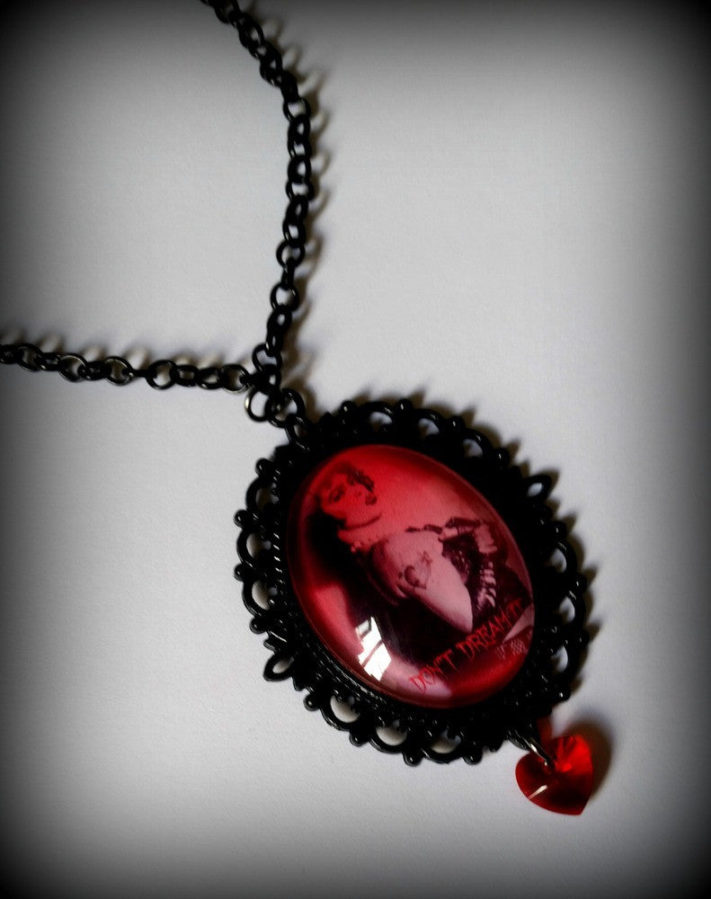 Rocky Horror Inspired Cameo Necklace